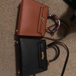 Two birkin style bags